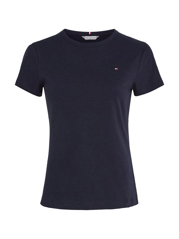 TOMMY HILFIGER TOMMY HILFIGER Majica '1985 Slim Slub'  nočno modra / rdeča / bela