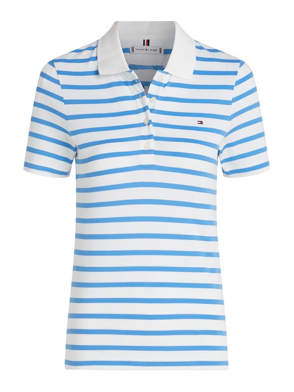 TOMMY HILFIGER TOMMY HILFIGER Majica '1985'  svetlo modra / bela