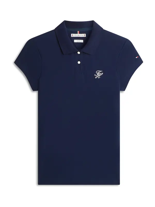 TOMMY HILFIGER TOMMY HILFIGER Majica '1985'  temno modra