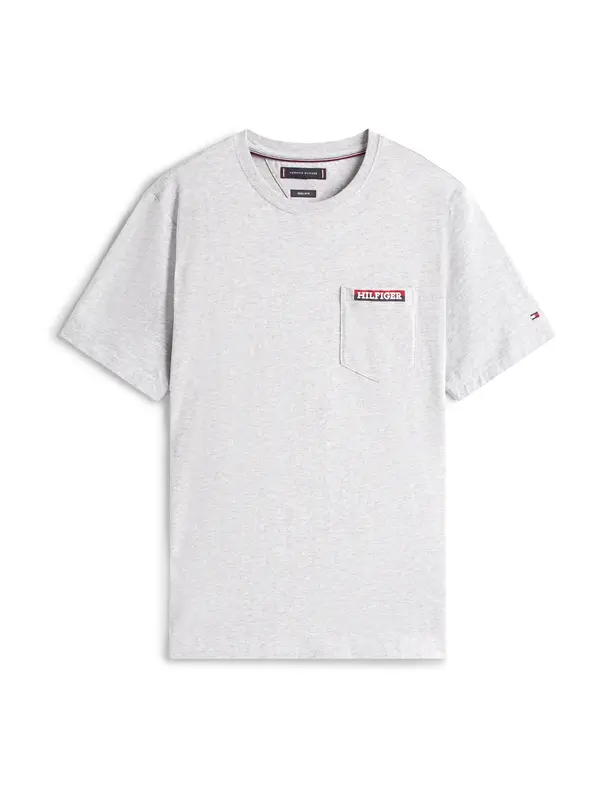 TOMMY HILFIGER TOMMY HILFIGER Majica 'AMERICANA'  marine / svetlo siva / rdeča