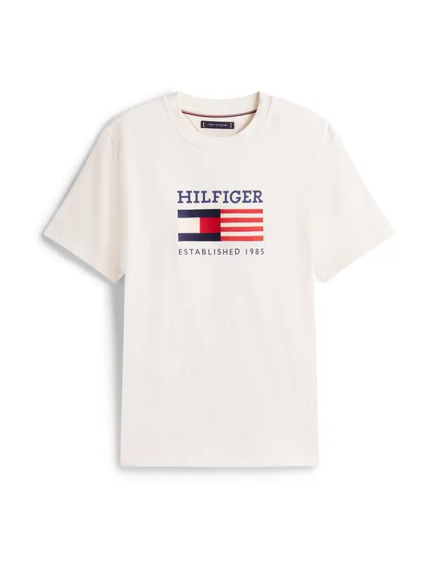 TOMMY HILFIGER TOMMY HILFIGER Majica 'Americana'  mornarska / svetlo rumena / rdeča