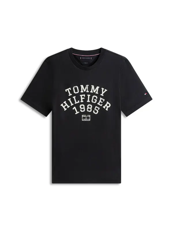 TOMMY HILFIGER TOMMY HILFIGER Majica 'ARCH'  črna / bela