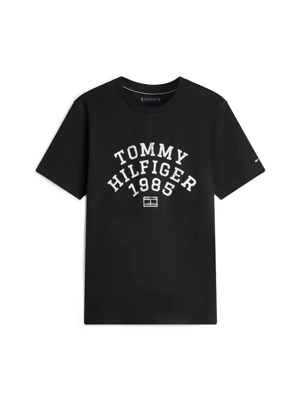 TOMMY HILFIGER TOMMY HILFIGER Majica 'ARCH'  črna / bela
