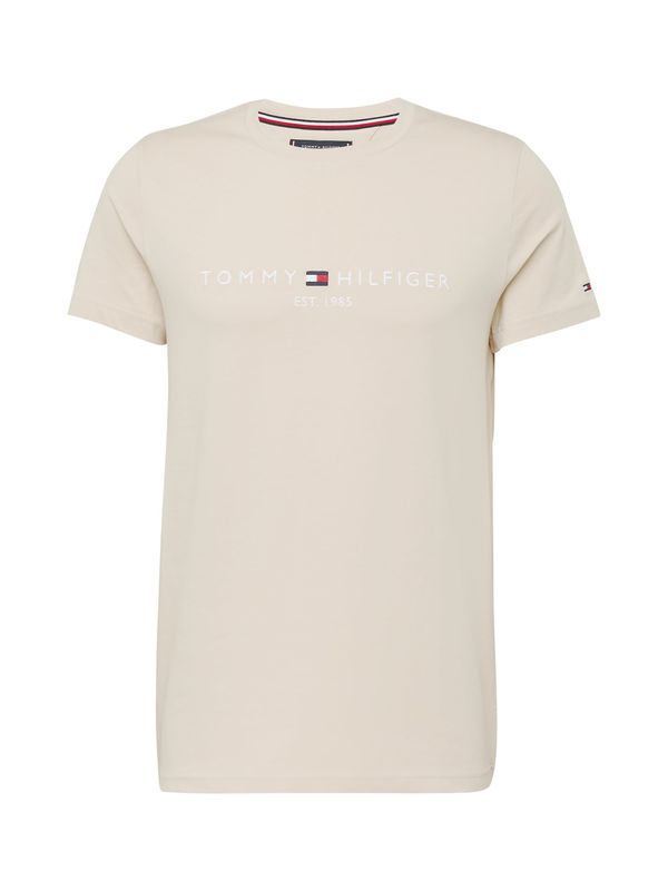 TOMMY HILFIGER TOMMY HILFIGER Majica  bež / modra / rdeča / bela