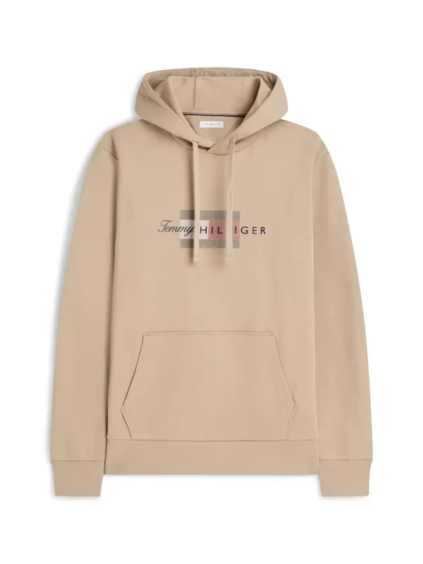 TOMMY HILFIGER TOMMY HILFIGER Majica  bež / rdeča / črna