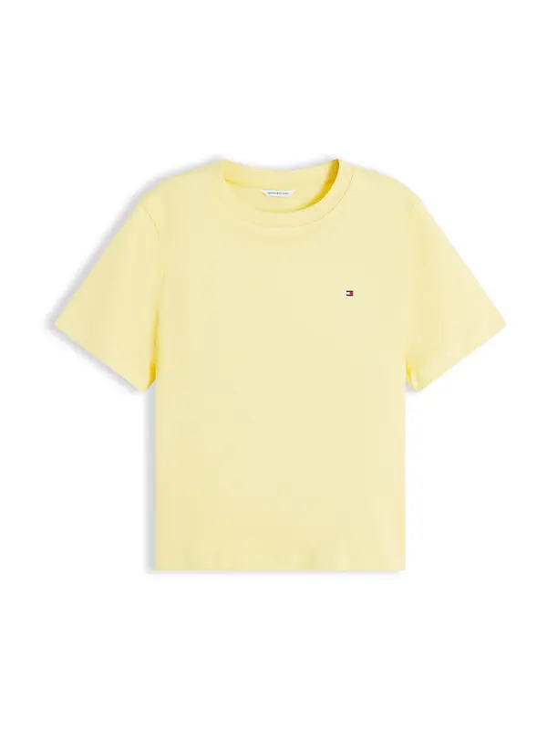 TOMMY HILFIGER TOMMY HILFIGER Majica 'Boxy Interlock'  rumena