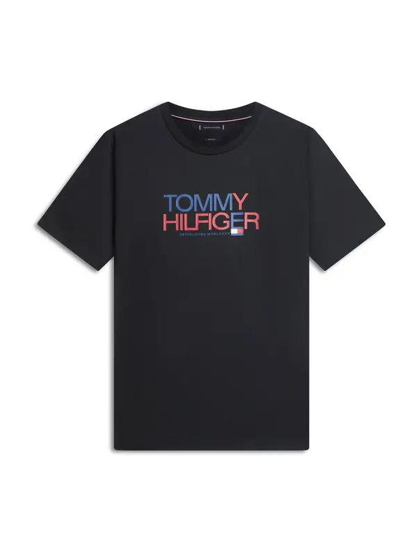 TOMMY HILFIGER TOMMY HILFIGER Majica 'BRAND LOVE'  marine / rdeča / črna / bela