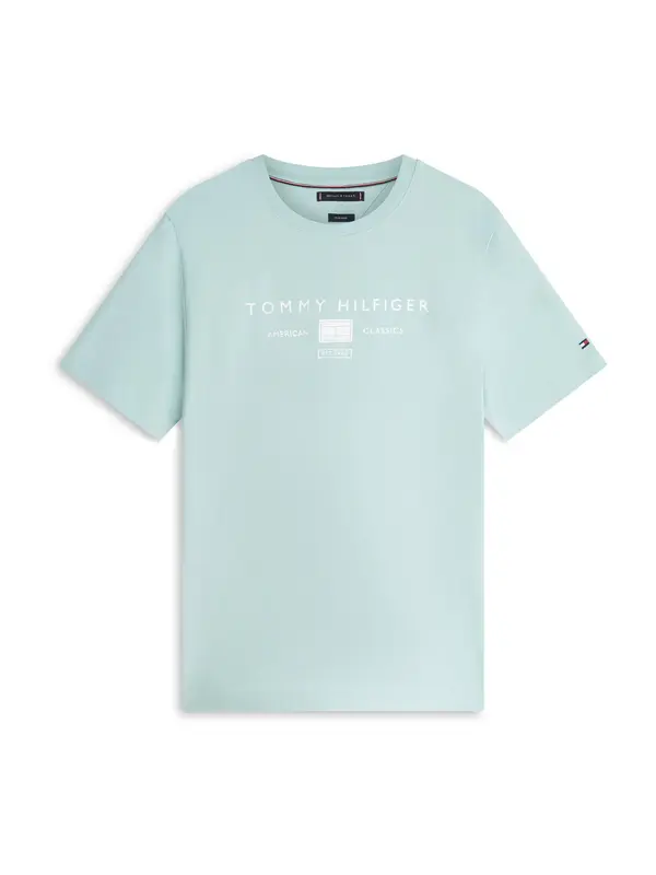 TOMMY HILFIGER TOMMY HILFIGER Majica 'BRAND LOVE'  meta / bela