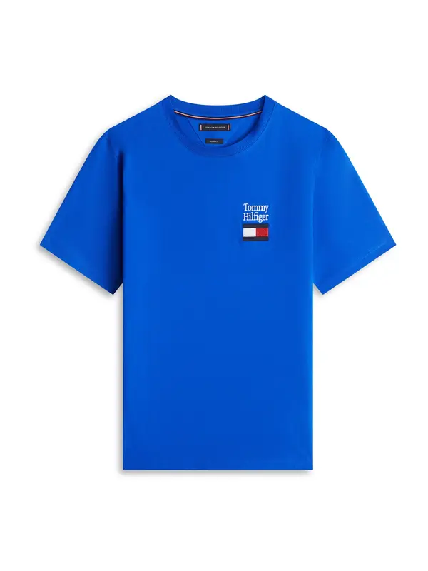TOMMY HILFIGER TOMMY HILFIGER Majica 'Brand Love'  modra / mornarska / rdeča / bela