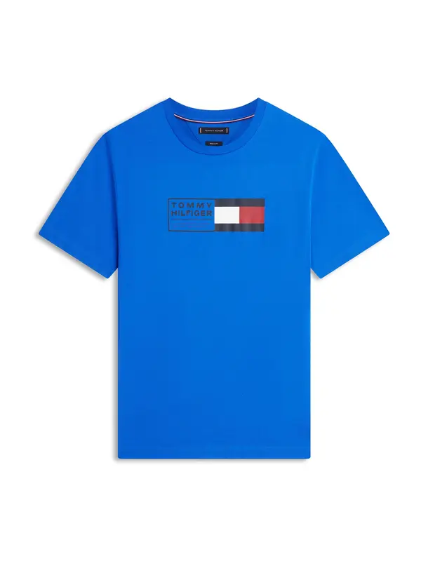 TOMMY HILFIGER TOMMY HILFIGER Majica 'BRAND LOVE'  modra / mornarska / rdeča / bela