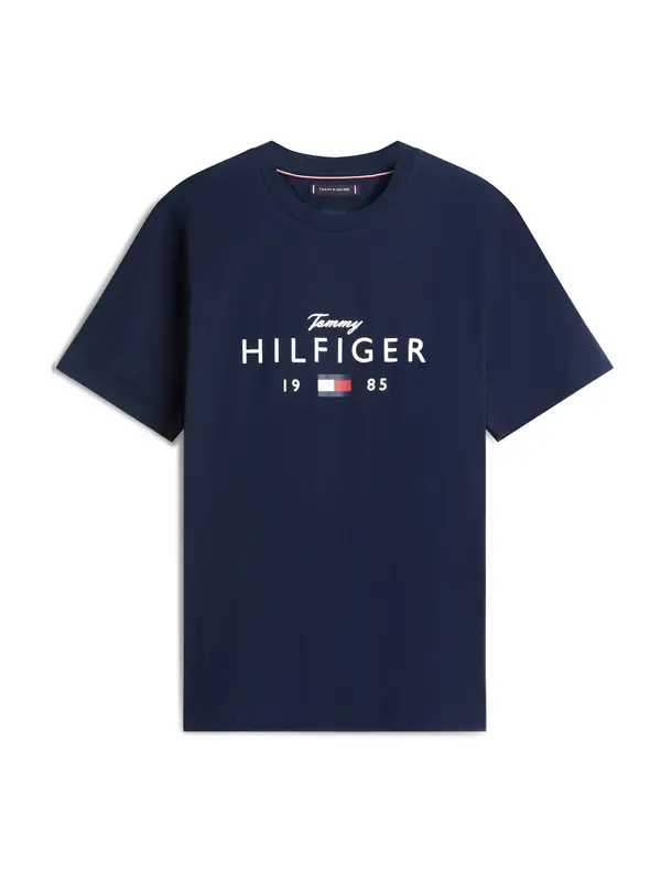 TOMMY HILFIGER TOMMY HILFIGER Majica 'BRAND LOVE'  mornarska / rdeča / bela