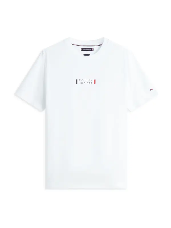 TOMMY HILFIGER TOMMY HILFIGER Majica 'BRAND LOVE'  mornarska / rdeča / bela