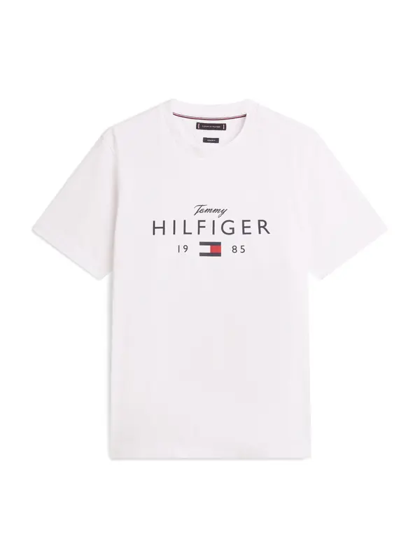 TOMMY HILFIGER TOMMY HILFIGER Majica 'Brand Love'  mornarska / rdeča / bela