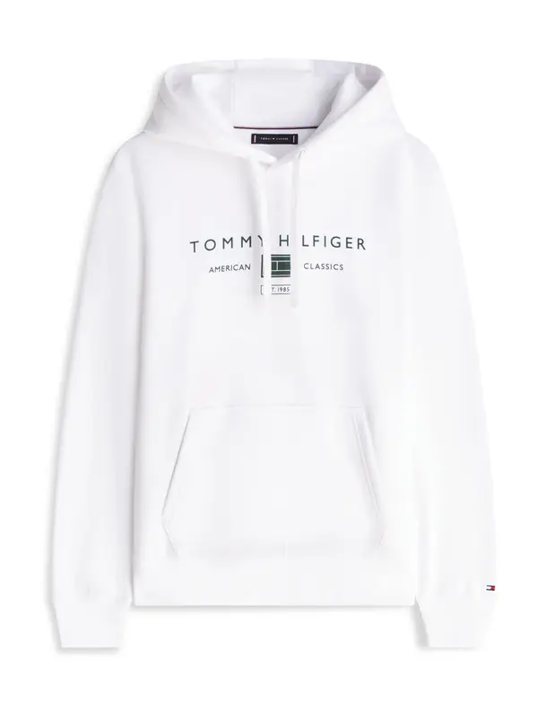 TOMMY HILFIGER TOMMY HILFIGER Majica 'Brand Love'  mornarska / zelena / rdeča / bela