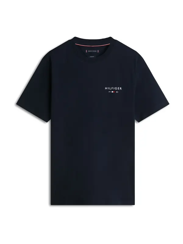 TOMMY HILFIGER TOMMY HILFIGER Majica 'Brand Love'  nočno modra / rdeča / bela