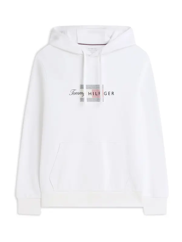 TOMMY HILFIGER TOMMY HILFIGER Majica  burgund / črna / bela