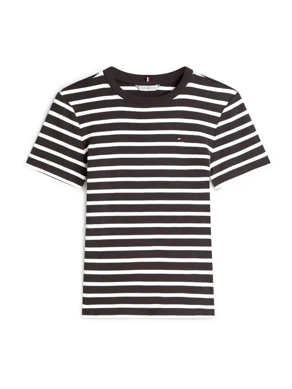 TOMMY HILFIGER TOMMY HILFIGER Majica 'CODY'  črna / bela