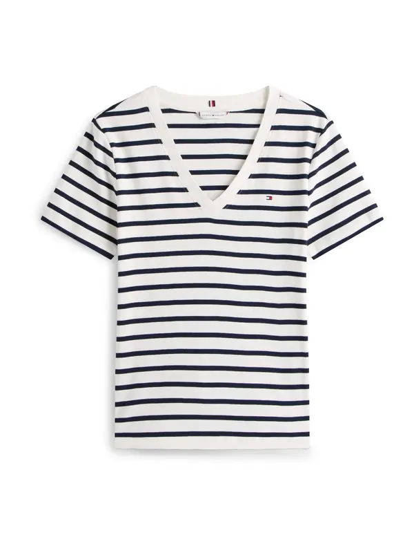 TOMMY HILFIGER TOMMY HILFIGER Majica 'CODY'  marine / bela