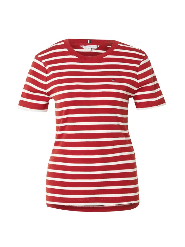 TOMMY HILFIGER TOMMY HILFIGER Majica 'CODY'  rdeča / bela