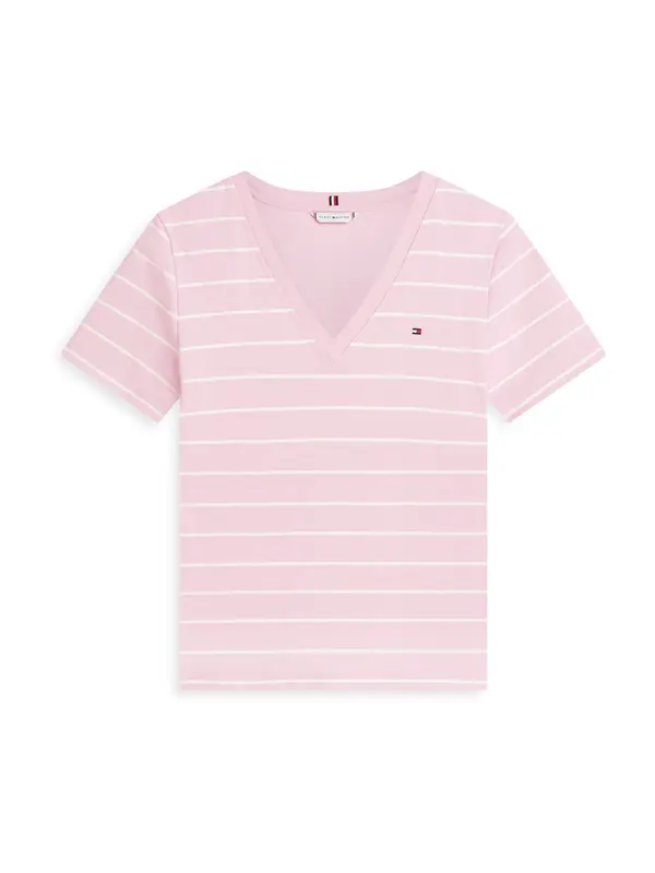 TOMMY HILFIGER TOMMY HILFIGER Majica 'CODY'  svetlo roza / bela