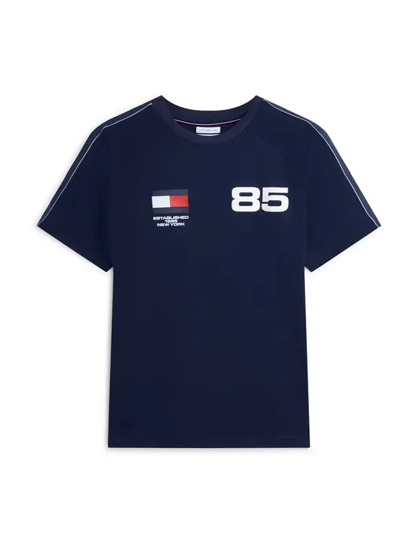 TOMMY HILFIGER TOMMY HILFIGER Majica 'COUNTRIES'  marine / bela