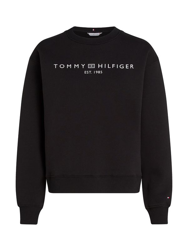 TOMMY HILFIGER TOMMY HILFIGER Majica  črna / bela