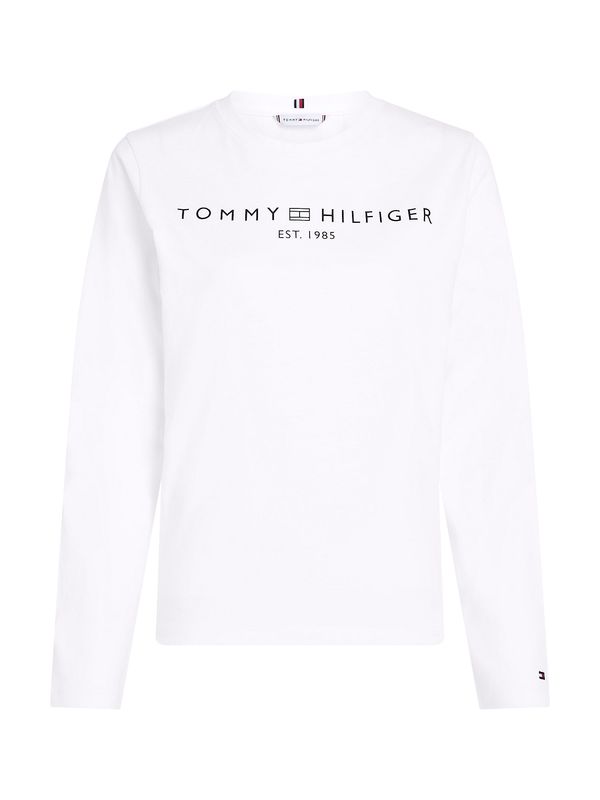 TOMMY HILFIGER TOMMY HILFIGER Majica  črna / bela