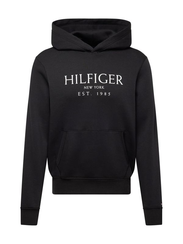 TOMMY HILFIGER TOMMY HILFIGER Majica  črna / bela