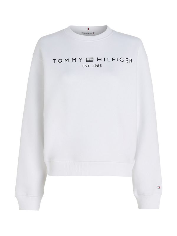 TOMMY HILFIGER TOMMY HILFIGER Majica  črna / bela