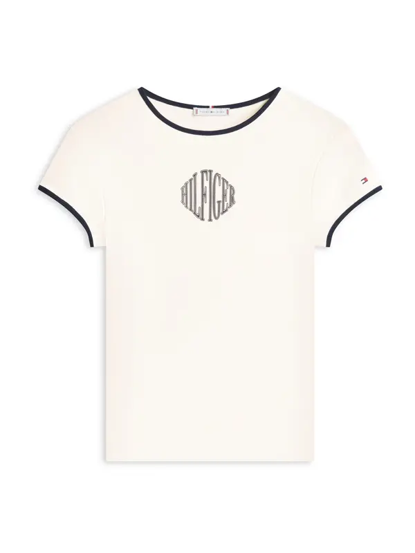 TOMMY HILFIGER TOMMY HILFIGER Majica  ecru / mornarska