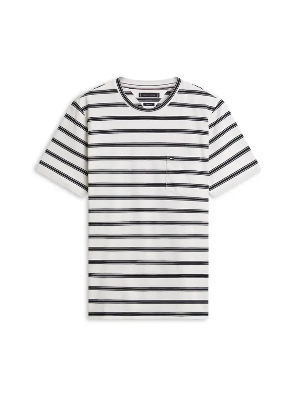 TOMMY HILFIGER TOMMY HILFIGER Majica 'ESS'  mornarska / bela