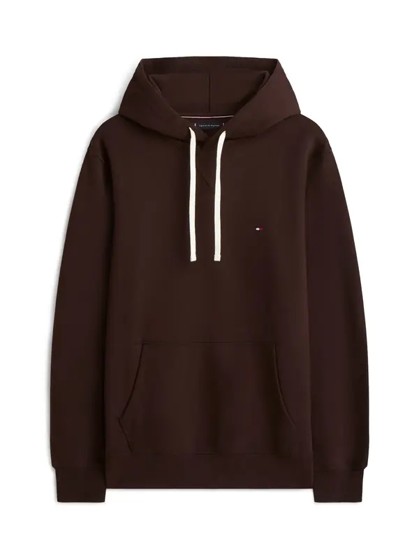 TOMMY HILFIGER TOMMY HILFIGER Majica 'ESS SEASONAL'  kostanj rjava / bela