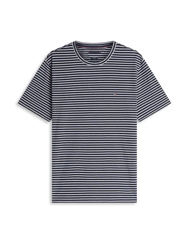 TOMMY HILFIGER TOMMY HILFIGER Majica 'Ess Seasonal'  mornarska / bela