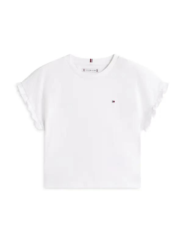 TOMMY HILFIGER TOMMY HILFIGER Majica 'ESSENTIAL'  bela
