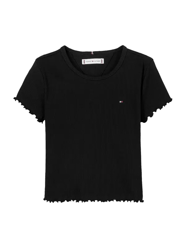 TOMMY HILFIGER TOMMY HILFIGER Majica 'ESSENTIAL'  črna