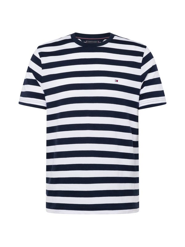 TOMMY HILFIGER TOMMY HILFIGER Majica 'ESSENTIAL'  marine / bela