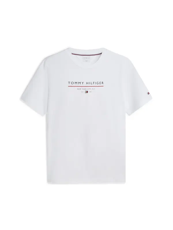 TOMMY HILFIGER TOMMY HILFIGER Majica 'Essential'  marine / rdeča / bela