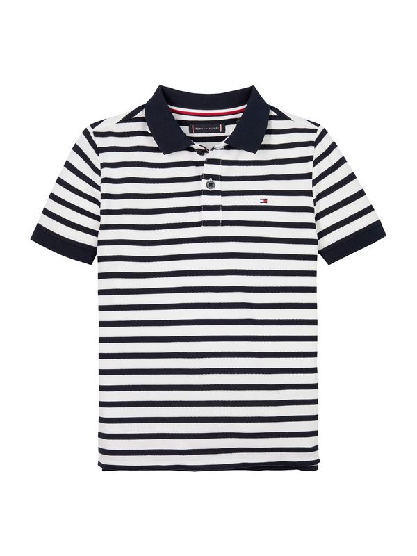 TOMMY HILFIGER TOMMY HILFIGER Majica 'Essential'  mornarska / bela