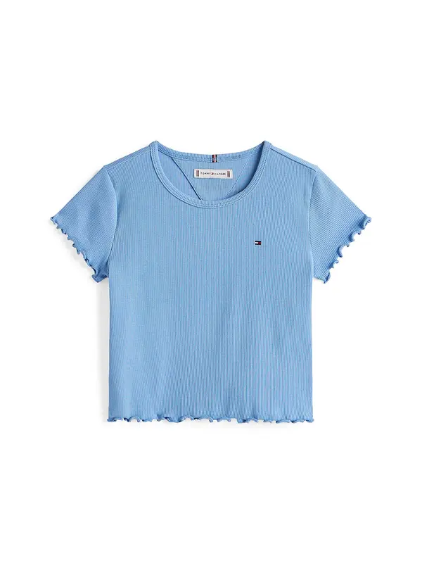 TOMMY HILFIGER TOMMY HILFIGER Majica 'ESSENTIAL'  nebeško modra
