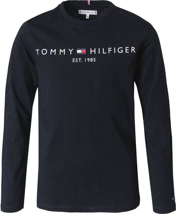 TOMMY HILFIGER TOMMY HILFIGER Majica 'Essential'  nočno modra / rdeča / bela