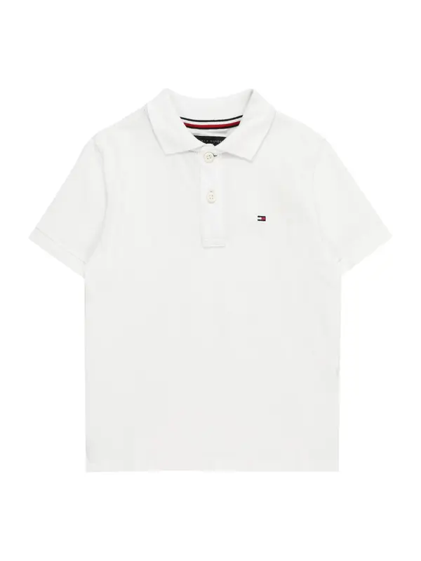 TOMMY HILFIGER TOMMY HILFIGER Majica 'Essential Regular Fit Flag Embroidery'  mornarska / rdeča / bela