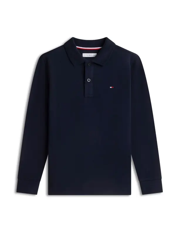 TOMMY HILFIGER TOMMY HILFIGER Majica 'Essential Regular Fit Long Sleeve'  nočno modra