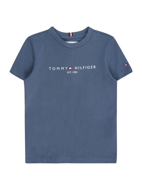 TOMMY HILFIGER TOMMY HILFIGER Majica 'ESSENTIAL'  safir / temno modra / rdeča / bela