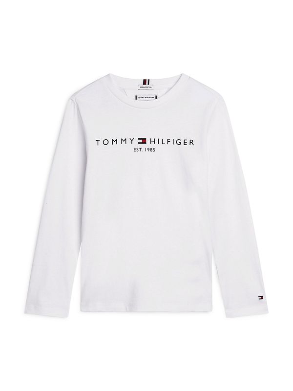 TOMMY HILFIGER TOMMY HILFIGER Majica 'Essential'  temno modra / rdeča / bela