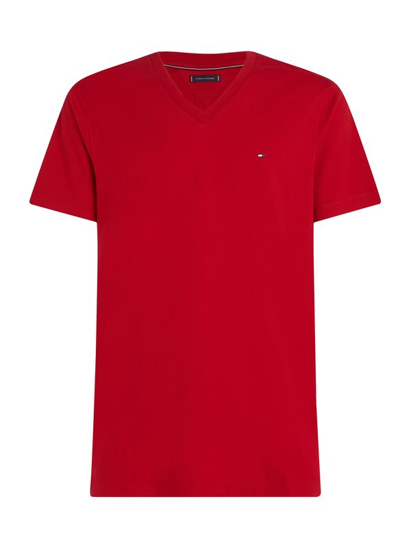 TOMMY HILFIGER TOMMY HILFIGER Majica 'ESSENTIAL'  temno rdeča