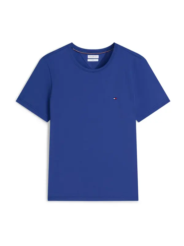 TOMMY HILFIGER TOMMY HILFIGER Majica 'Flag Embroidery Slim'  mornarska