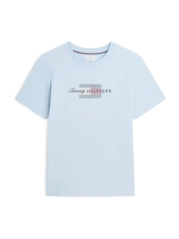 TOMMY HILFIGER TOMMY HILFIGER Majica 'Flag Graphic'  modra
