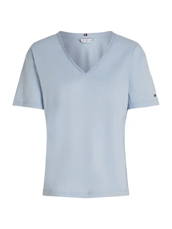 TOMMY HILFIGER TOMMY HILFIGER Majica  golobje modra