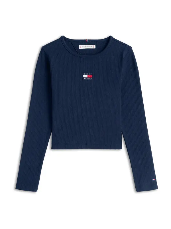 TOMMY HILFIGER TOMMY HILFIGER Majica 'Heritage Extra Slim Long Sleeve'  marine