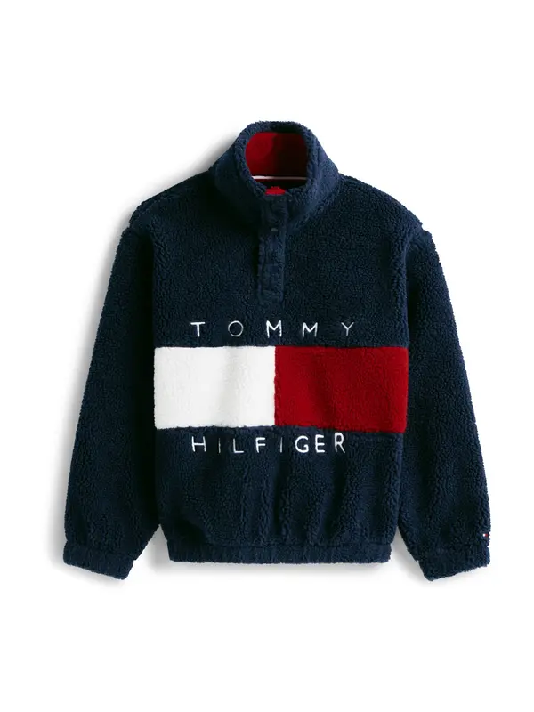 TOMMY HILFIGER TOMMY HILFIGER Majica 'Heritage'  marine / rdeča / bela